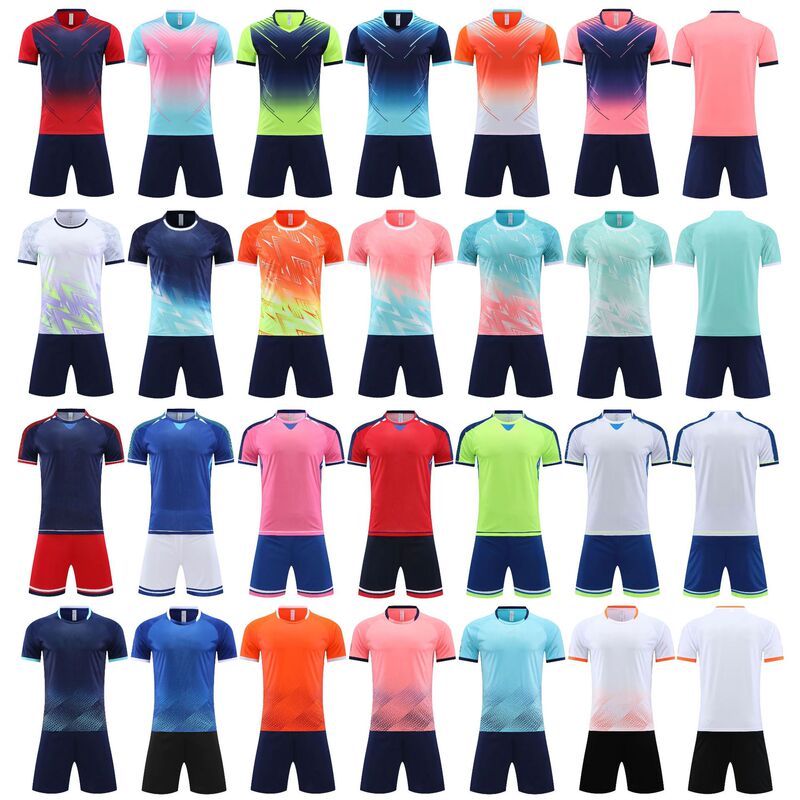 2024 New Style Volleyball Clothing Men's and Women's Printed Air Volleyball Sportswear Suit Short-sleeved Feather Competition Clothing Team Uniform Large Size