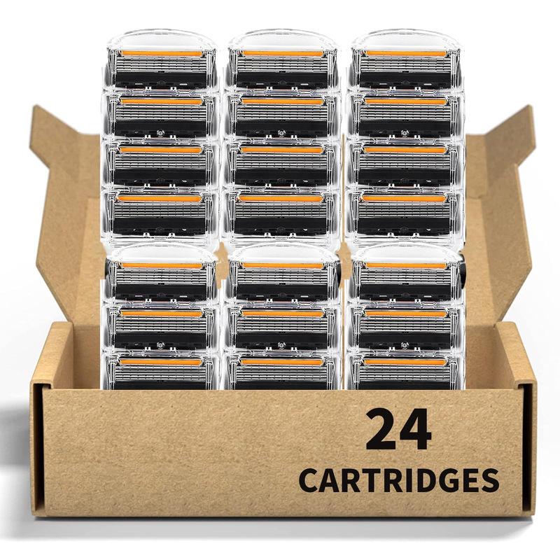 Manual Razor with 5-Layer Blades, Five-Layer Shaving Head, Universal for Gillette, Amazon, Ebay Export Use