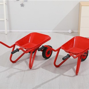 Training equipment/children's morning education stroller toy car/garden trolley/wheelbarrow/Red Trolley