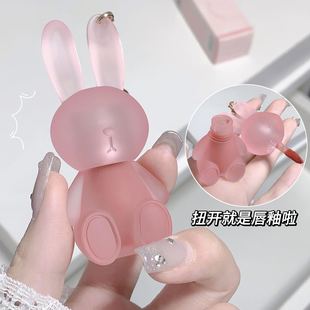 Gegebear cute rabbit velvet milk cream lip mud nude color lip gloss student female velvet matte long-lasting waterproof lip glaze