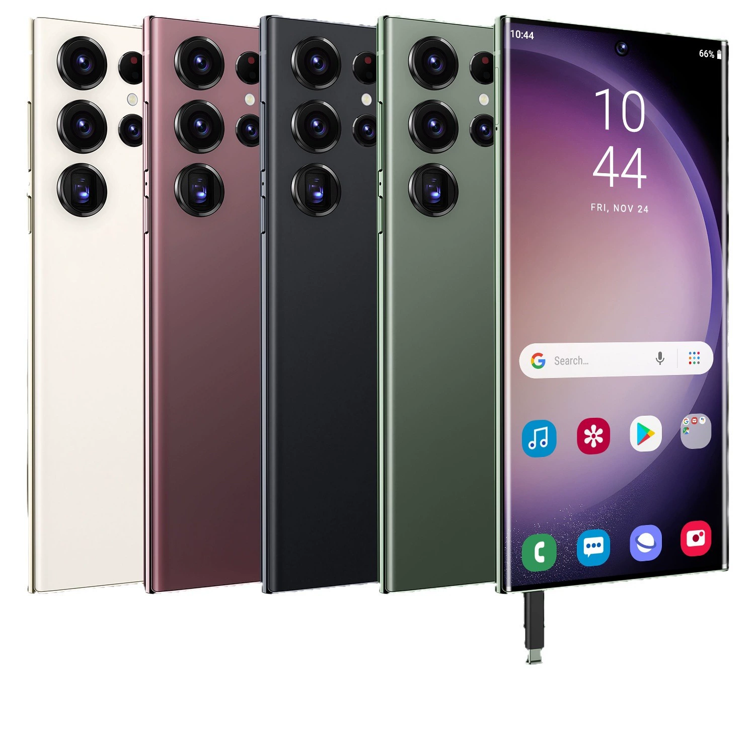 Смарт большой мобильный телефон, 245G, Android, полноэкранный дисплей, широкий экран