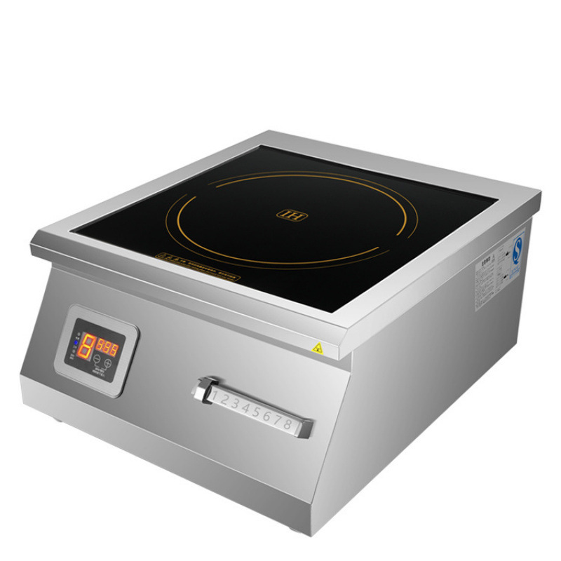 Estufas electromagnéticas comerciales 8000w comedor de alta potencia de cocción plana de salmuera 6000w de comidas 5000w estufa eléctrica