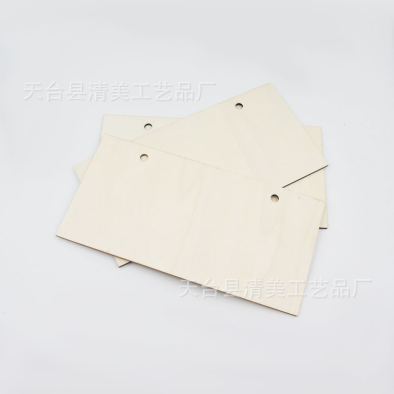 20*10cm rectángulo en ángulo recto decorativo rectángulo en ángulo recto placa de madera 6 juegos con cuerda de cáñamo de 5 m