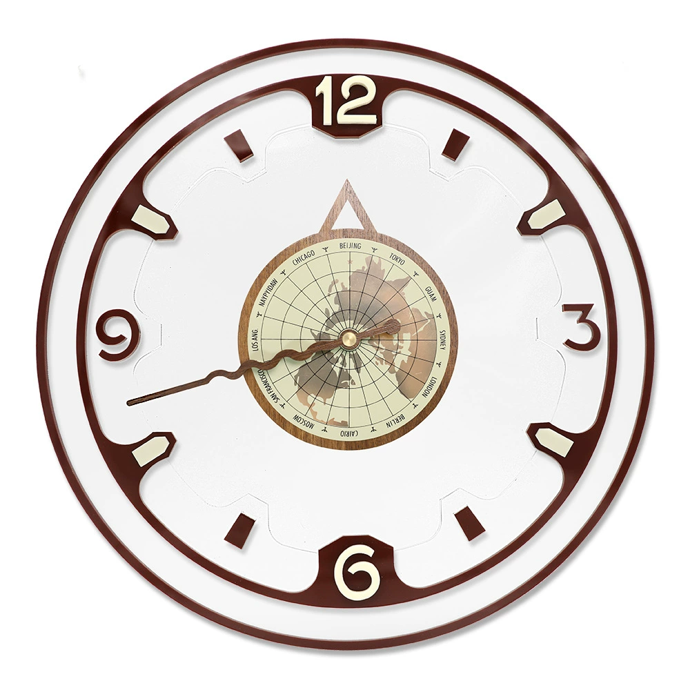 Творческий земной диск часы современный домашний декор минималистичный акриловый настенный часы фабрика прямых волос