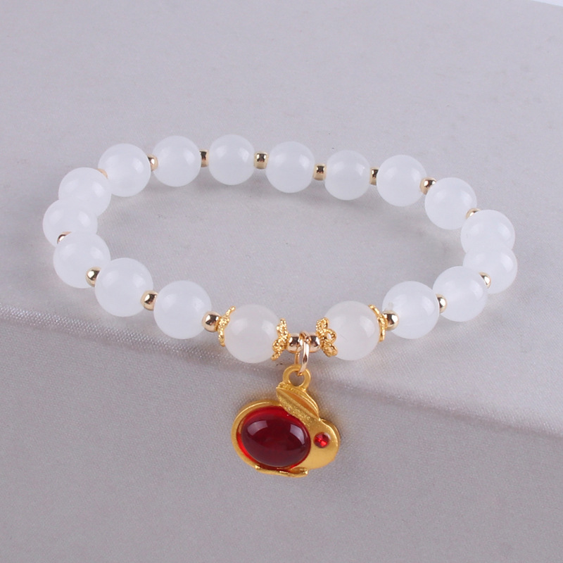 Sweet Rabbit Glass Beaded Inlay Artificial Gemstones Womenu0027S Bracelets 1 Piece