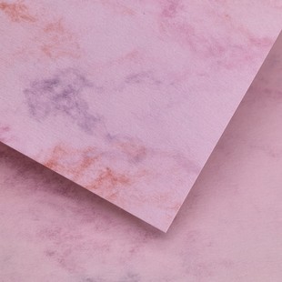 120g Full-Open East China Sea Pink Imported Paper Marble Paper Marble Texture Paper Journal Paper Material Paper Wrapping Paper Stamp