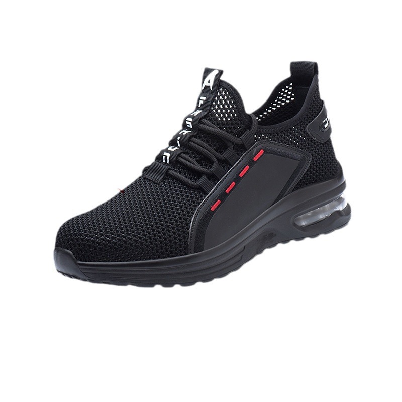 Zapatos de Seguridad Antiimpacto y Antiperforación de Tejido Volador Transpirable para Trabajo image 6