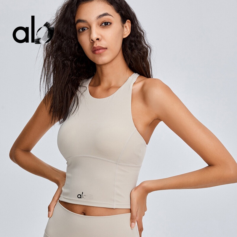 Al Sports Vest Women's Summer Cross-Border Fitness Intimates Quick-Drying with Chest Pad Running Training Beautiful Back Bra Yoga Wear