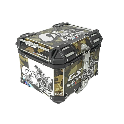 PL Cross-Border Camouflage Color Motorcycle: Motorcycle trunk