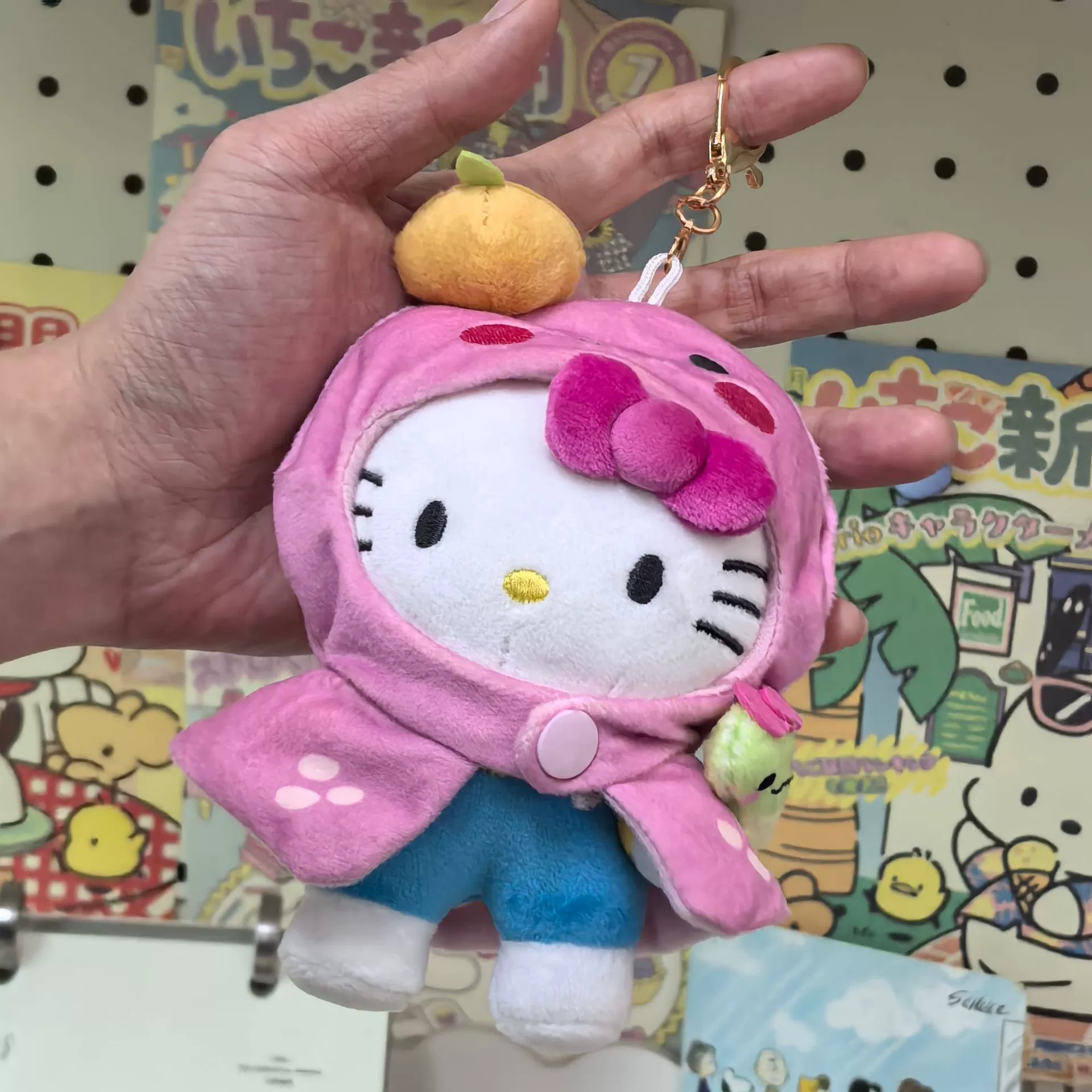 Hello Kitty, плюшевая игрушка, плащ, подвеска, сумка