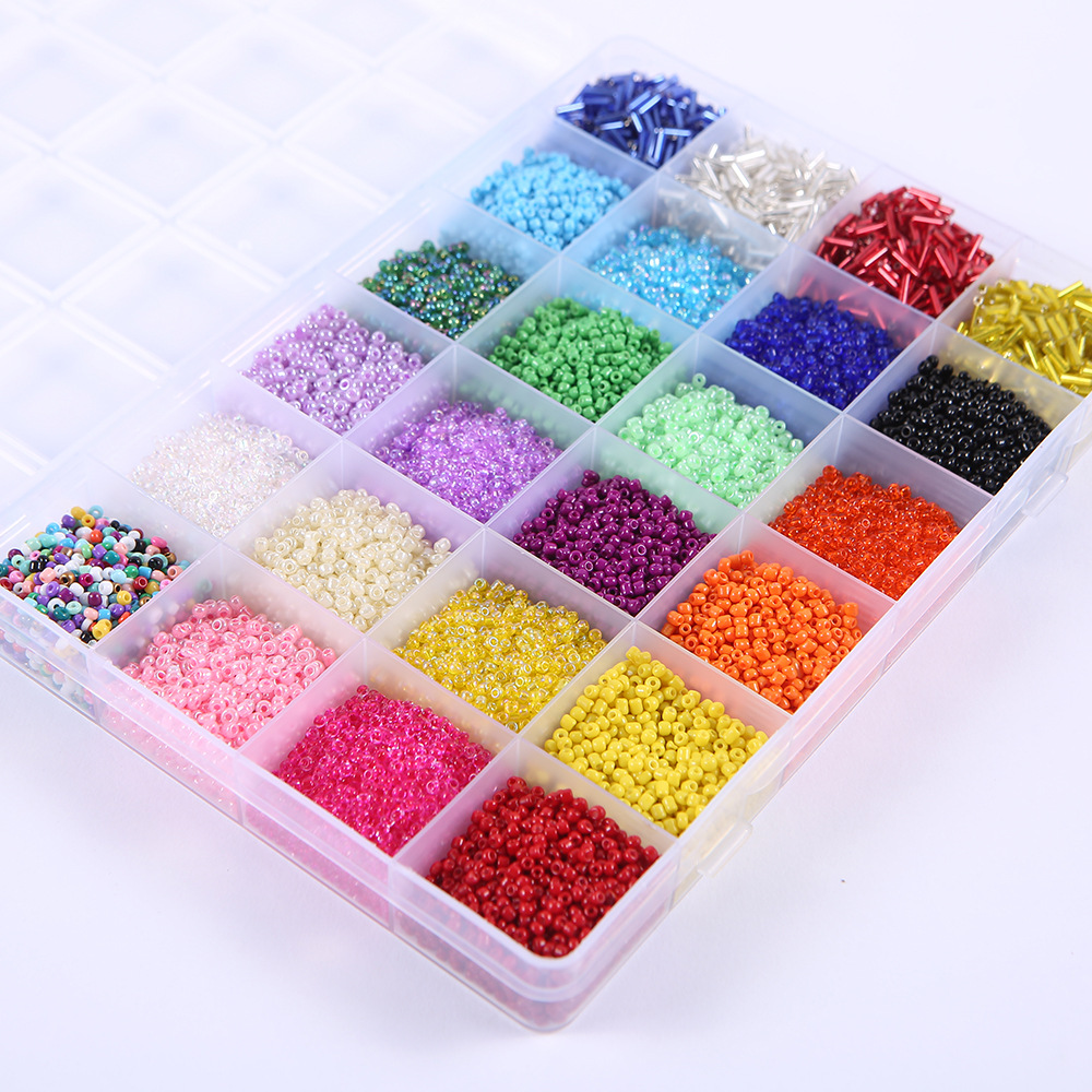 1 Set Glass Glass Solid Color Beads display picture 2