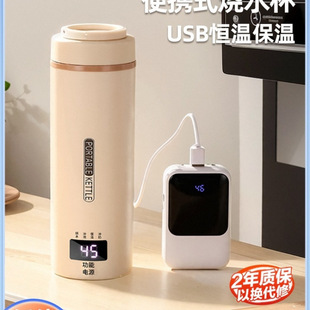 Portable Kettle Constant Temperature Insulation Travel Burning Water Cup Dormitory Hot Water Kettle Electric Cup Charging Electric Heating