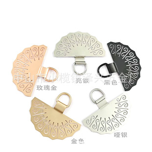 Mobile Phone Lanyard Fixed Clip Mobile Phone Case Universal Back Patch Strong Removable Patch Anti-lost Stainless Steel Clip