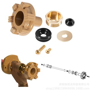 Rk-14Mh Metal Handle Faucet Repair Kit Set for Woodford Type 14 & 18