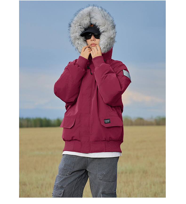 Chaqueta de algodón de pluma para mujeres invierno 2025 nuevo estilo de ropa de algodón de carga europea chaqueta de algodón gruesa chaqueta de moda suelta coreana image 8