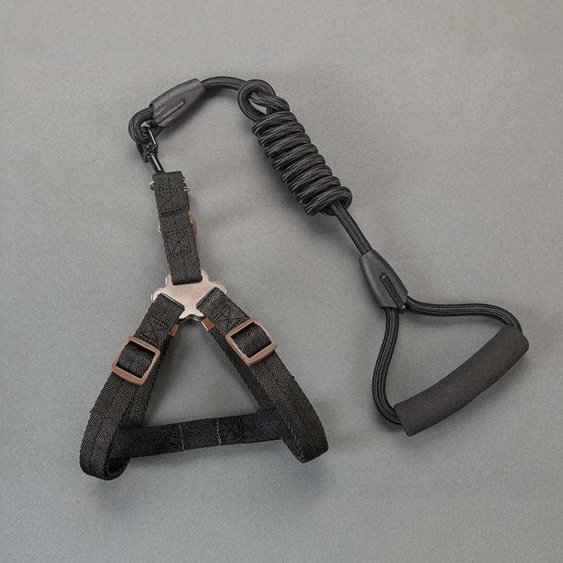 2 피스 세트-검은 색 긴 로프 (가슴 등 + 3 m 로프)