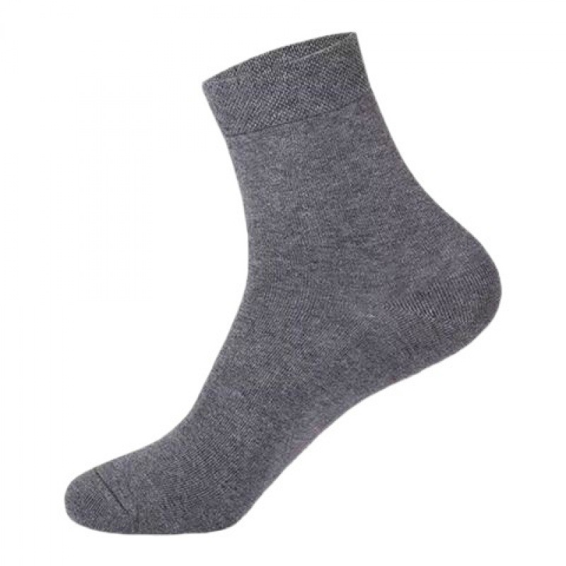 Calcetines cortos para hombre, calcetines finos de verano para hombre, calcetines hasta la pantorrilla de color sólido, calcetines de algodón resistentes a los olores, absorbentes del sudor, transpirables y duraderos para hombres en verano.