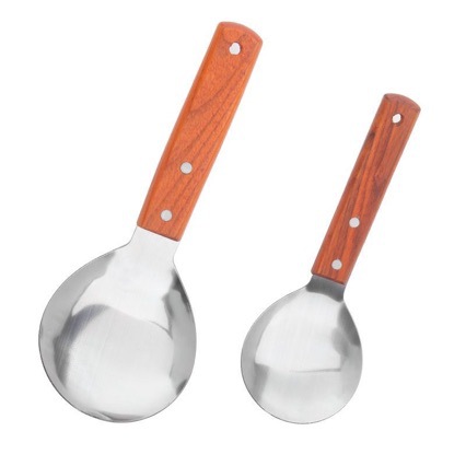 Cucharas de arroz de acero inoxidable cucharas de arroz cucharas