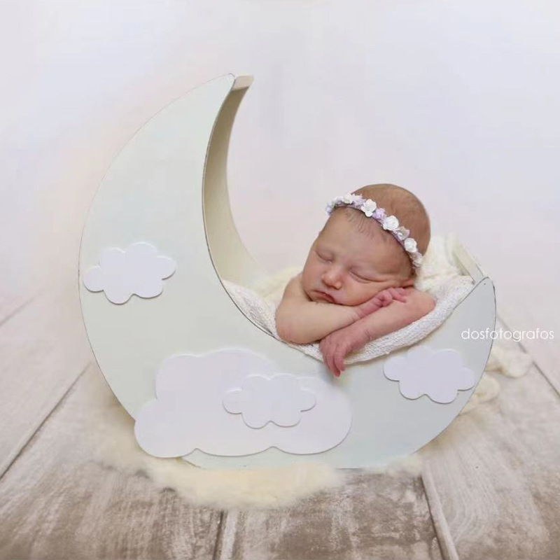 Cross-border newborn photography props Moon exhibition new shooting props one-year-old baby Carpenter handmade Cross-border newborn photography props Moon exhibition new shooting props one-year-old baby Carpenter handmade