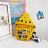 Cartoon summer chest bag for leisure, one-shoulder bag, Korean style