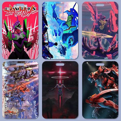 EVA: Evangelion Card Holder Student Campus Card Meal Card Bus Card Unit-01 Asuka Langley Soryu Ayanami Rei Hikari
