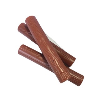 9CM military wood toy firewood model psychological sand table Wood Children's simulation tree tree tree strip Science and Education identification