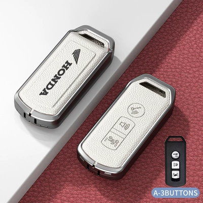 Car key bag — Motorcycle Sensor Key Cover Ns125La - standard-type-a-white-zinc-alloy-shell-single-shell