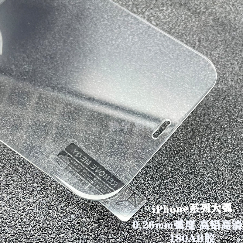 适用iPhone12大弧高铝钢化膜苹果XR钢化膜ip8plus半屏钢化玻璃膜|ms