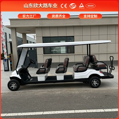 4-Seat and 6-Seat Electric Sightseeing Elektrikli qolf avtomobilləri