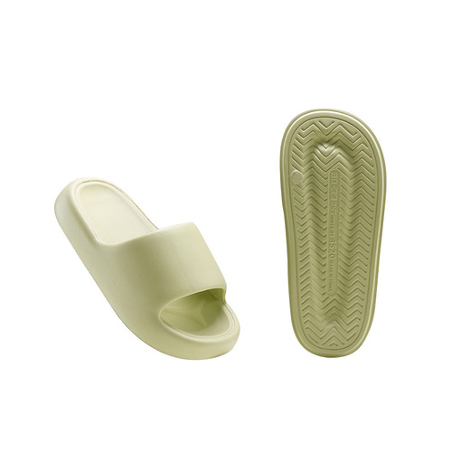 Shit-stepping slippers for women summer indoor home bathroom bath non-slip couples thick-soled eva slippers for men's home