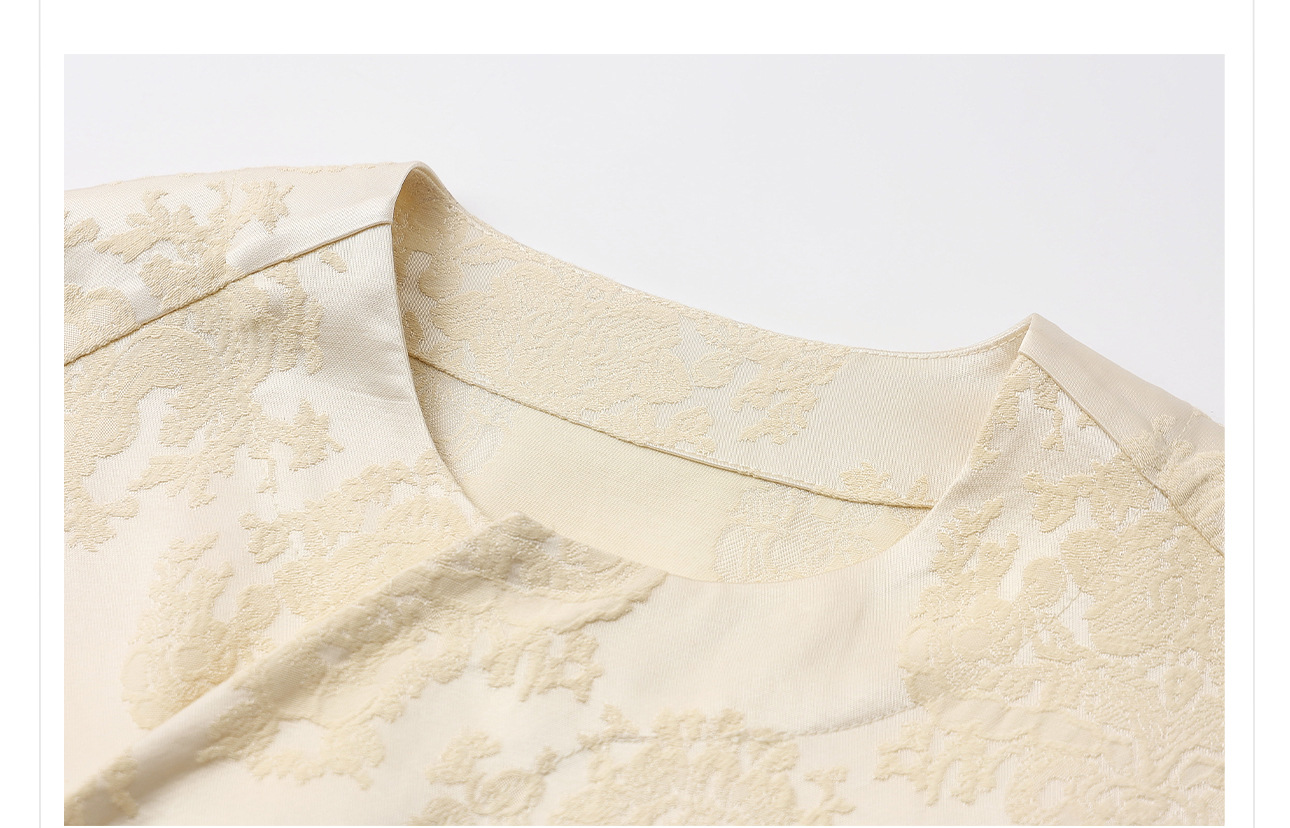 Bộ áo chân váy phong cách Trung Quốc mùa xuân hè chất liệu rayon rộng rãi — Áo, Váy nửa chi tiết 18
