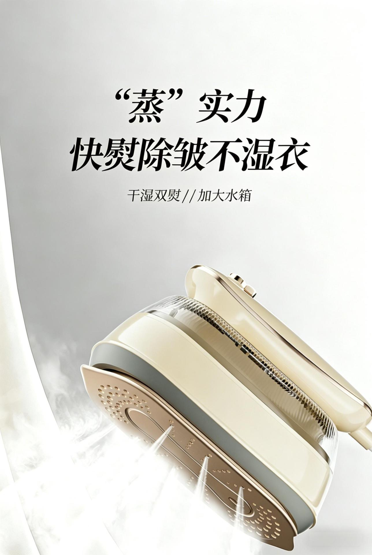 Yangzi steam iron, portable, dry-wet, foldable handheld garment steamer
