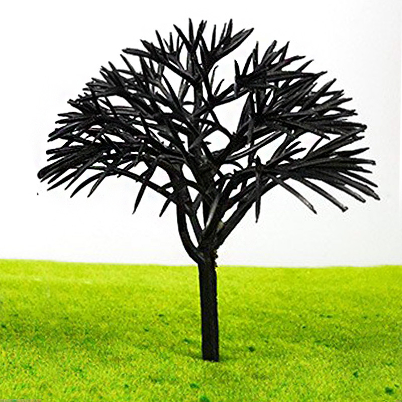 球树树干环境树模型 圣诞树模型微景观 黄杨树模型 小树仿真植物