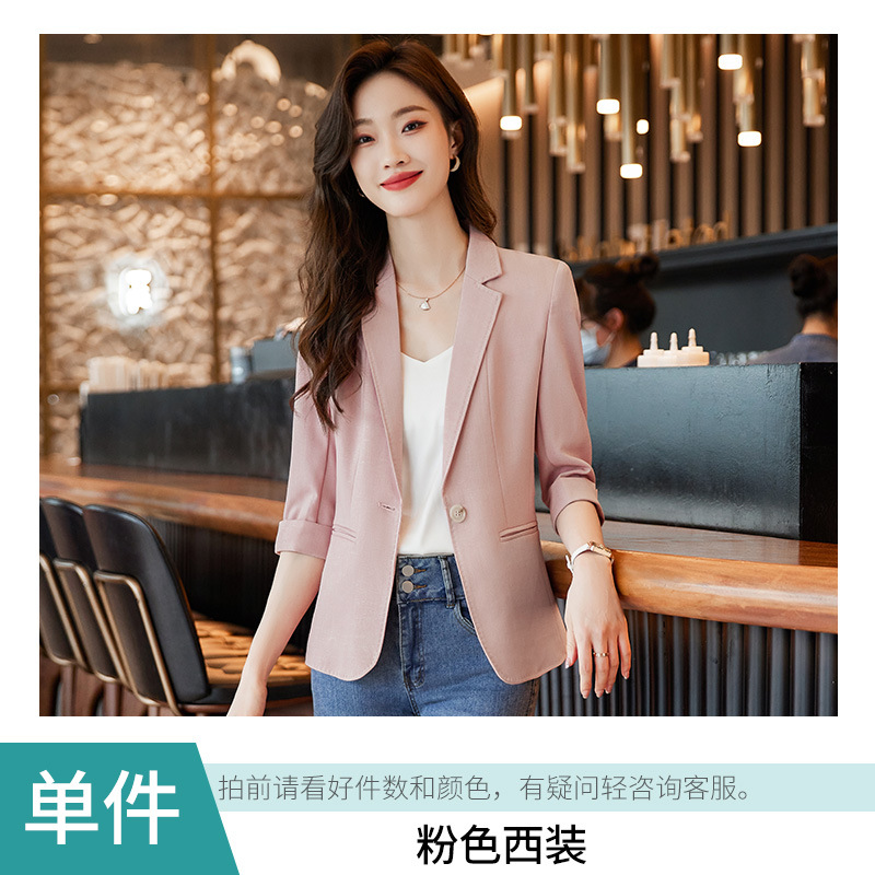 Fuchsia classic suit jacket