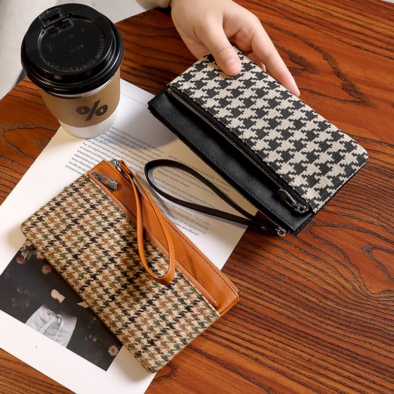 Canvas pequeña bolsa de cambio 2025 nuevo mil pájaros bolsas de tarjetas lindas mini monedas bolsas de mano llaves de almacenamiento