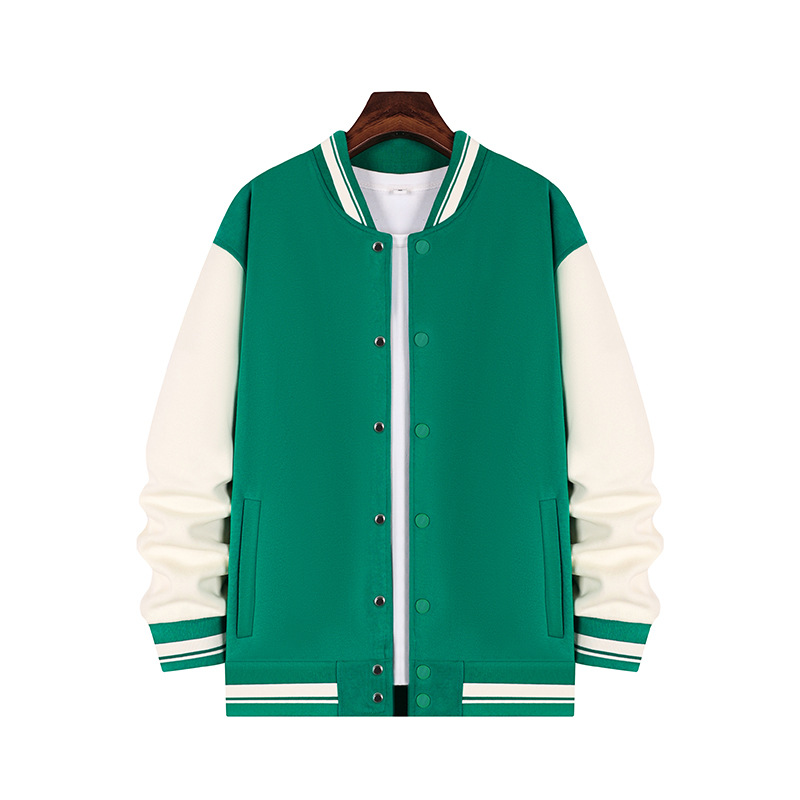 Silver Fox Velvet Drop-hombro uniforme de béisbol impreso LOGO empresa Otoño e Invierno actividad uniforme estudiante clase uniforme bordado Diseño DIY