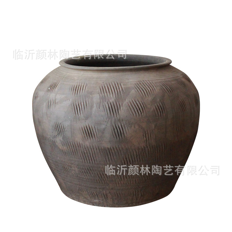 Cerámica de cerámica grasa vasija de cerámica gruesa vasija de barro vasija de cerámica retrógrada gran vasija de cerámica gran vasija de árboles