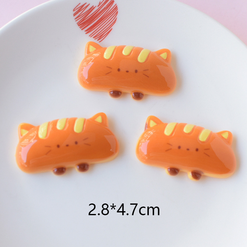 热销可爱猫咪腊肠狗面包树脂饰品配件发饰鞋花diy材料批发pj1837|undefined