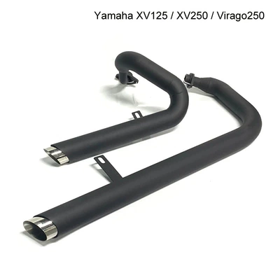 Suitable for Yamaha Motorcycle exhaust pipe - black