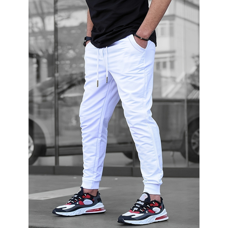 Z 29578 Men's Multi-Pocket Jogger Pants Men's Multi-Pocket Drawstring Jogger Pants