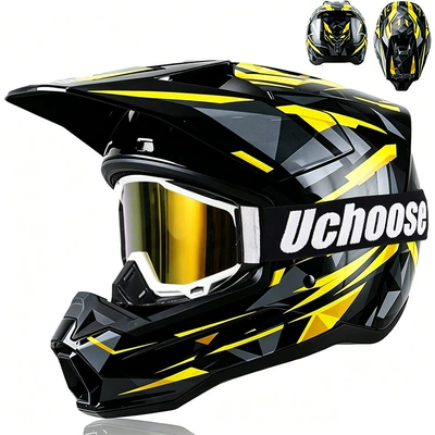 Downhill Bicycle Safety Helmet | Motorcycle Safety Supplies - golden-fragments-xs