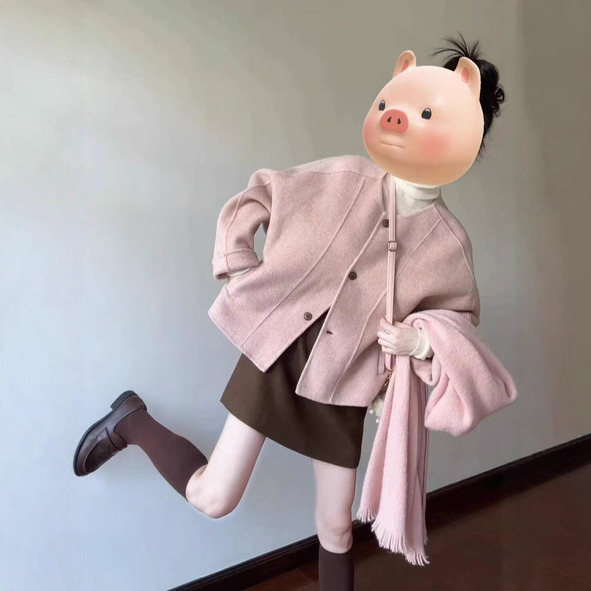 Women's Woolen Coat for Deep Winter, 2026 New Winter Style, Unique and Super Stylish for Petite Figures, Thick Short Style