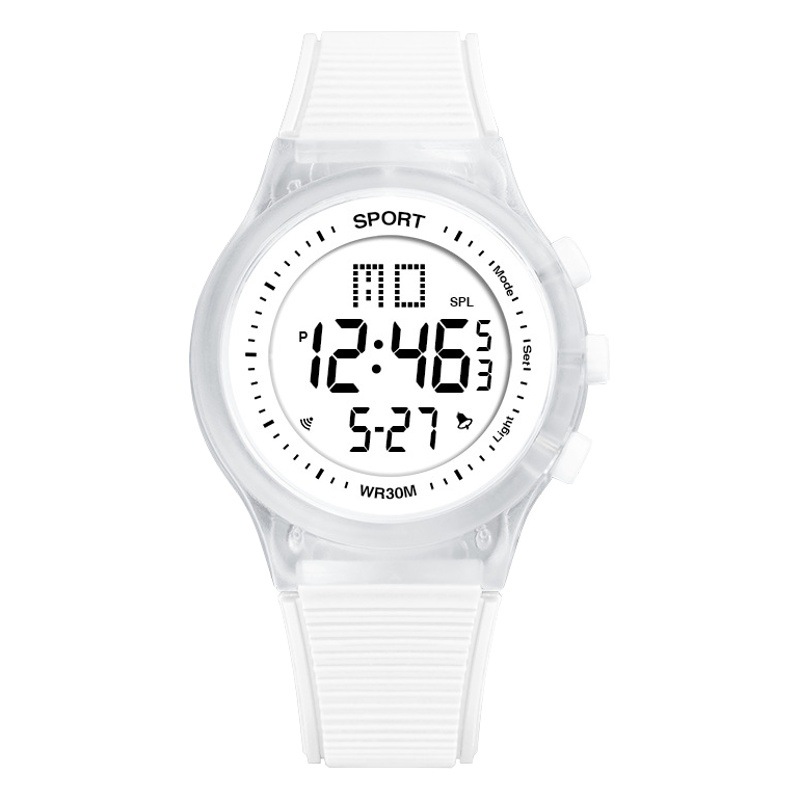 Reloj electrónico de moda multifuncional para deportes para estudiantes Reloj electrónico luminoso de sincronización multifuncional al aire libre para hombres y mujeres simples