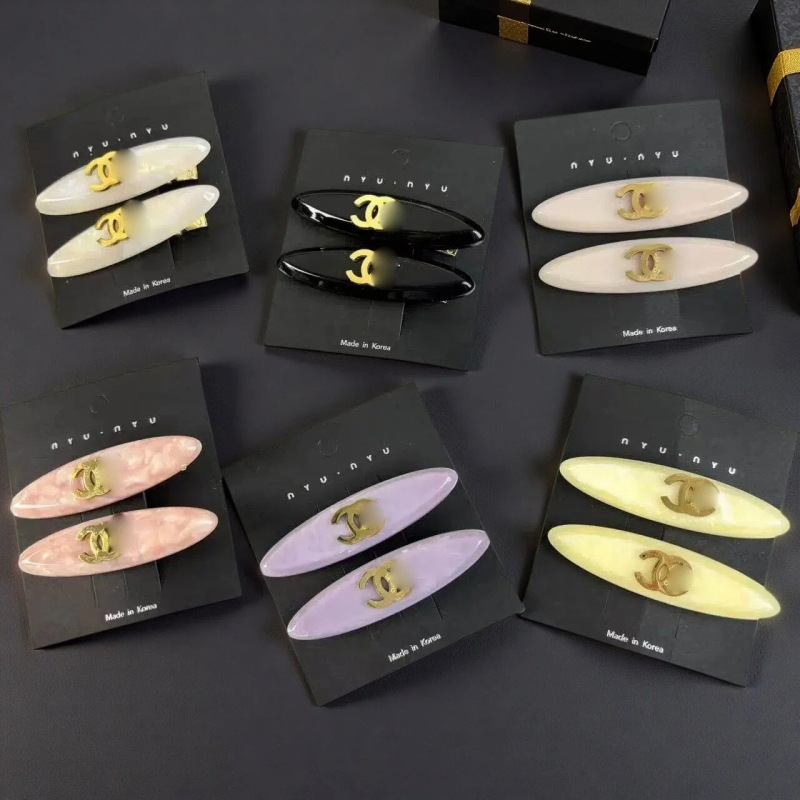 Korean New Acetate Small Fragrant Duckbill Clip High-Grade Steel Titanium Hairpin Oval Versatile Fashion Bangs Clip Hairpin for Women Korean New Acetate Small Fragrant Duckbill Clip High-Grade Steel Titanium Hairpin Oval Versatile Fashion Bangs Clip Hairpin for Women