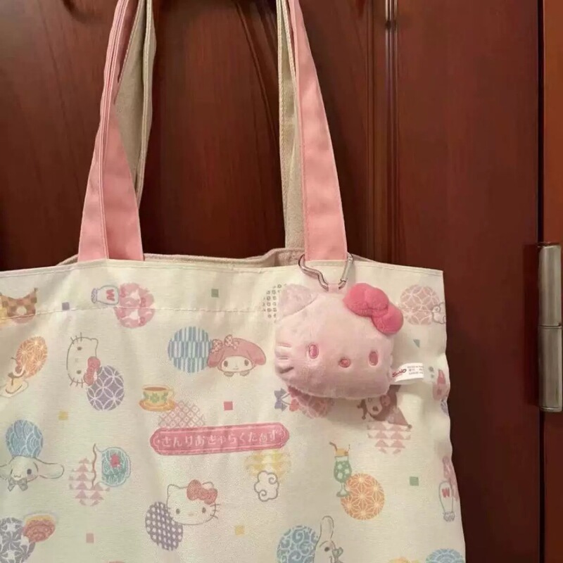 新款hellokitty可爱玩偶侧坐凯蒂猫kitty包挂件挂饰玩偶公仔挂件|undefined