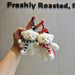 クリスマスブラッシュぬいぐるみクマスカーフ人形カップルバッグペンダントキーホルダーペンダントテディベアぬいぐるみペンダント