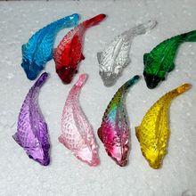 厂家直销水晶年年有鱼金鱼办公室家居风水礼品水晶工艺品锦鲤摆件