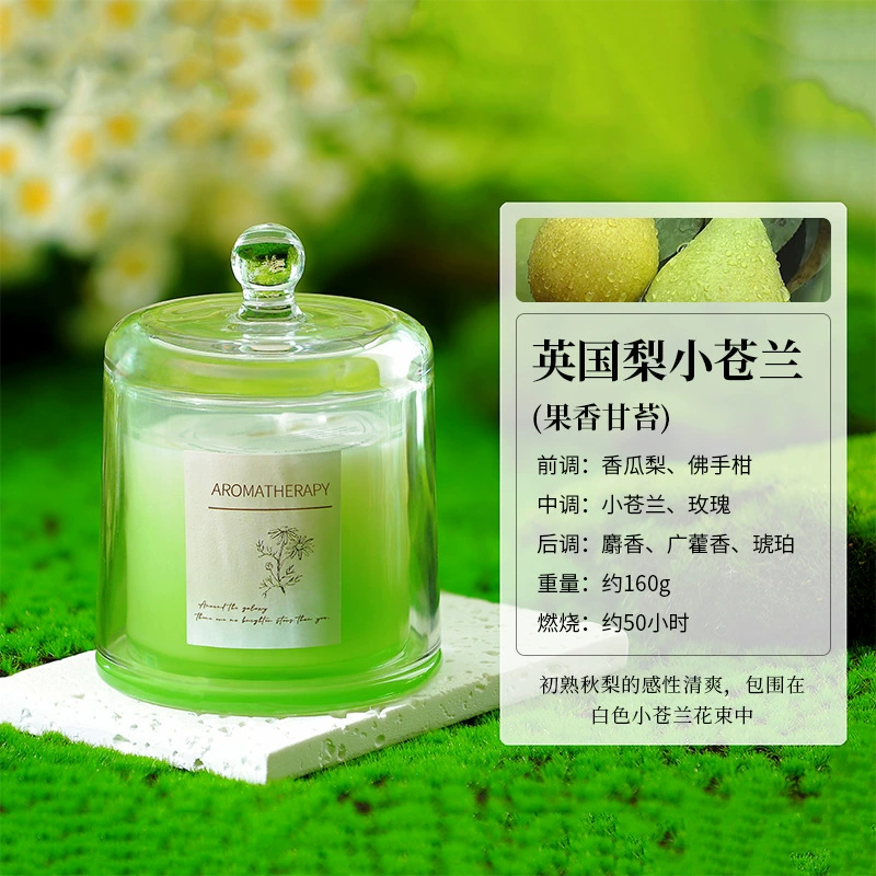 Aromatherapy, glass perfumed candle, DIY