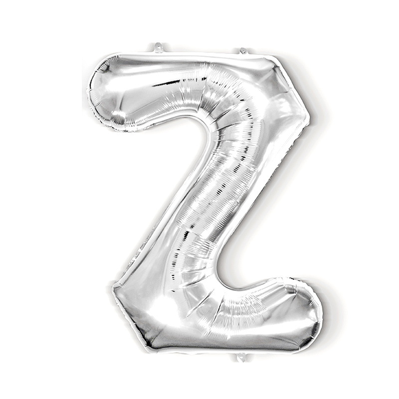 32 pulgadas 40 pulgadas 16 pulgadas inglés carta globo de aluminio fiesta de cumpleaños decoración de la boda papel de aluminio globo escena diseño