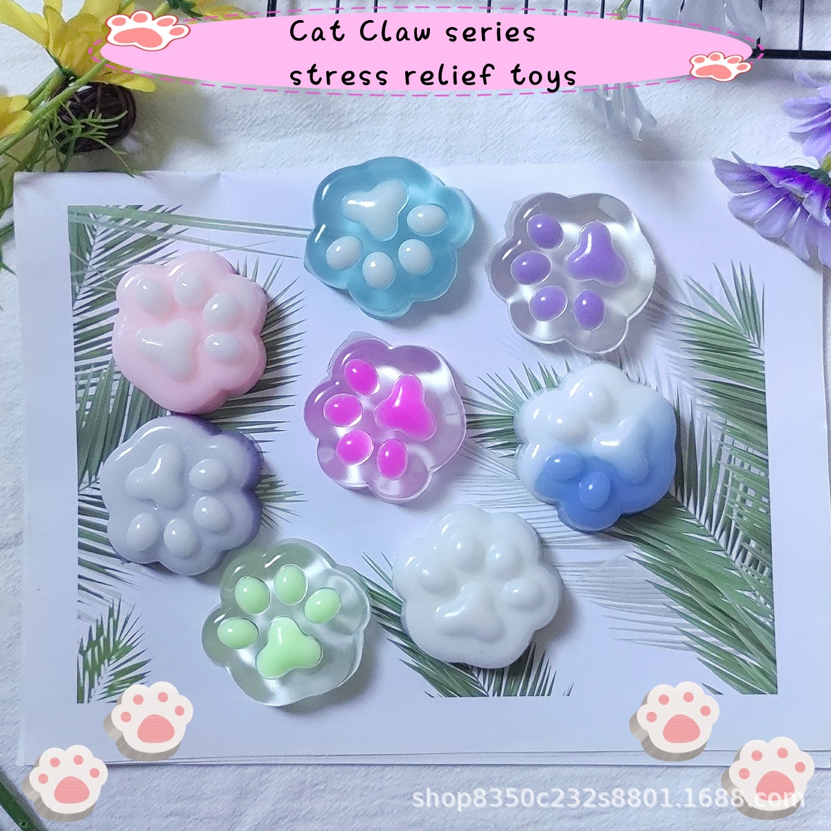 Regalos creativos transfronterizos mini garras de gato descompresión juguetes de ventilación artefactos pequeños libros rojos juguetes al por mayor